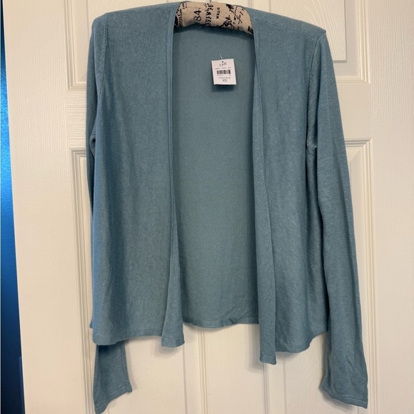 J. Jill Sweaters - J. Jill Open Front soft linen blend Cardigan Sweater